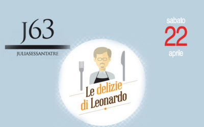 Sabato 22 Aprile – J63 a “Le Delizie di Leonardo”